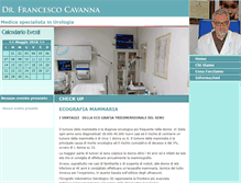 Tablet Screenshot of cavannafrancesco.it